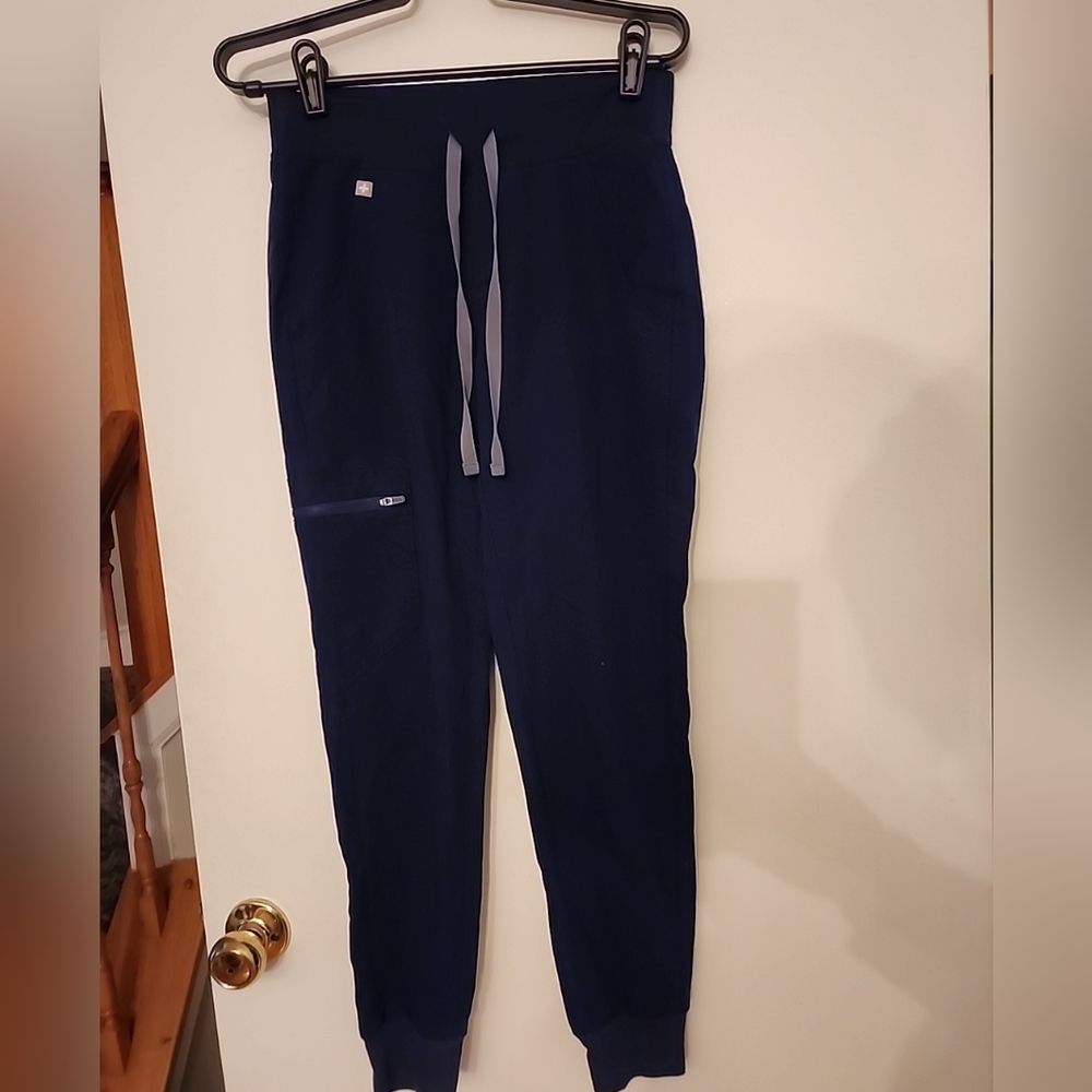 Figs Zamora Navy Blue Joggers Scrub Pants